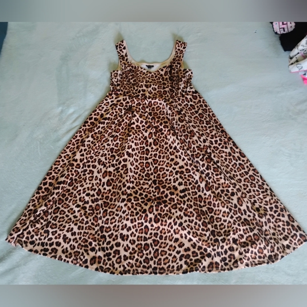 Torrid Leopard Print Midi Dress